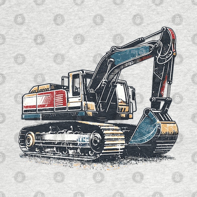 Excavator by Vehicles-Art